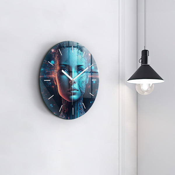 Horloge ronde Intelligence artificielle
