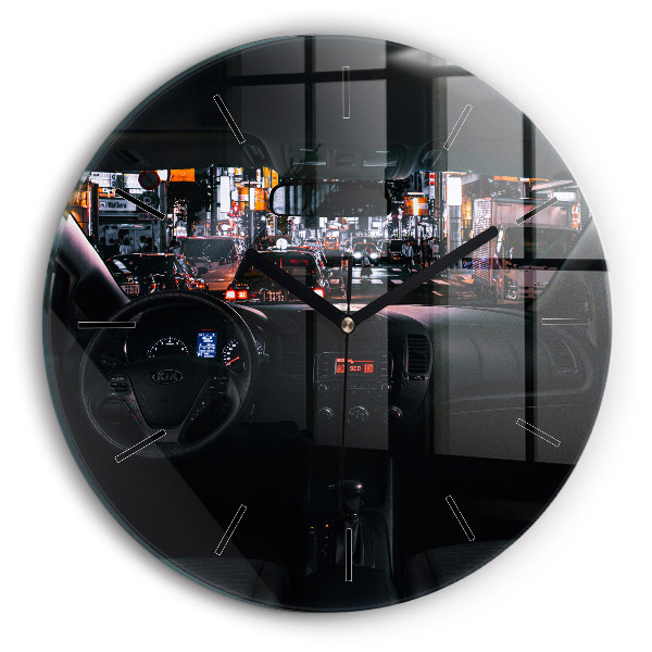 Horloge ronde Voiture à Tokyo