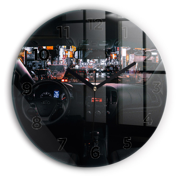 Horloge ronde Voiture à Tokyo
