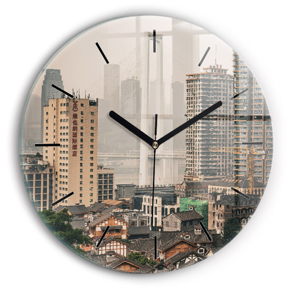 Horloge ronde Vieille ville de Chongqing