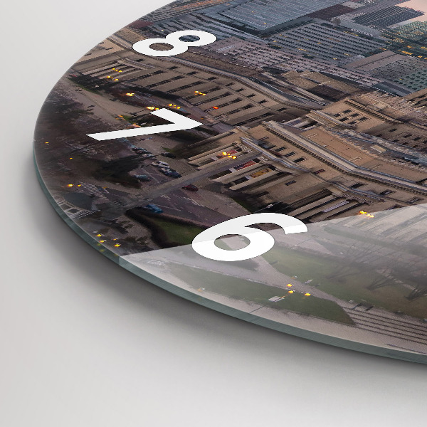 Horloge ronde Panorama de Varsovie