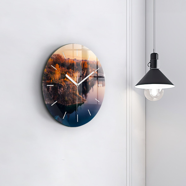 Horloge ronde Cracovie Lac Zakrzówek