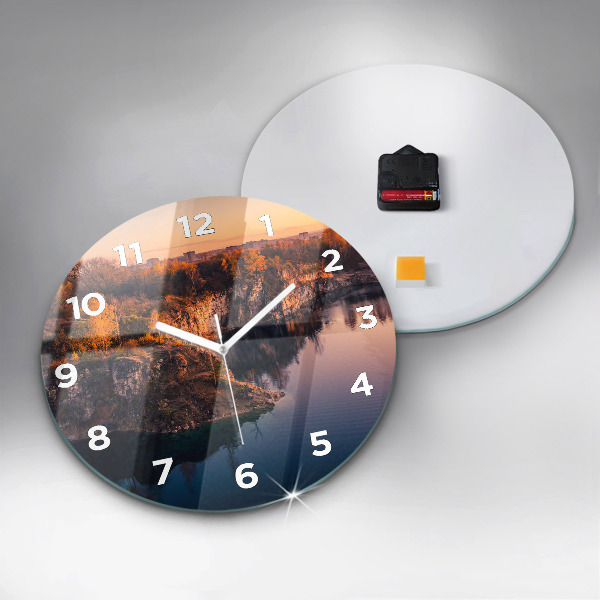 Horloge ronde Cracovie Lac Zakrzówek