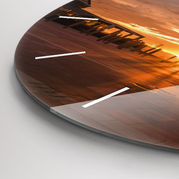 Horloge ronde Parc olympique de Barcelone