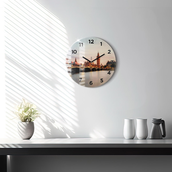 Horloge ronde Panorama de Big Ben à Londres