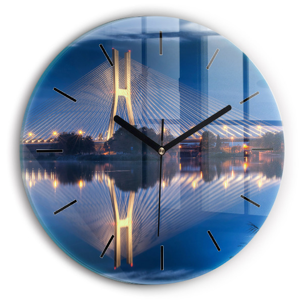 Horloge ronde Pont Rędziński à Wrocław