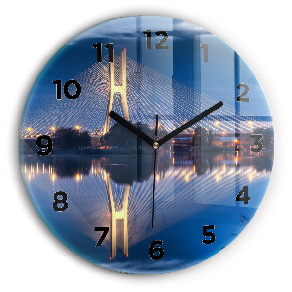 Horloge ronde Pont Rędziński à Wrocław