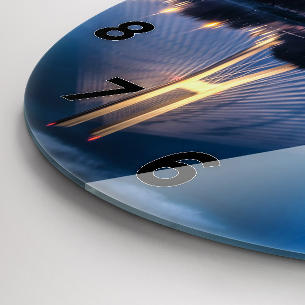 Horloge ronde Pont Rędziński à Wrocław