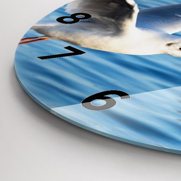 Horloge ronde Mouettes à Gdynia