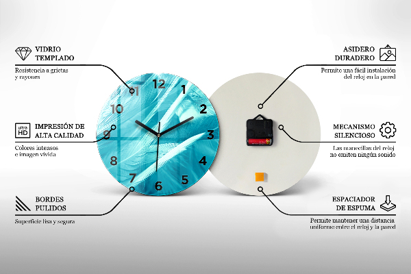 Horloge ronde Le phare et la mer Baltique