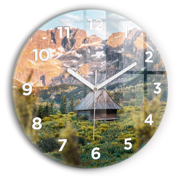 Horloge ronde Chalet dans les Tatras