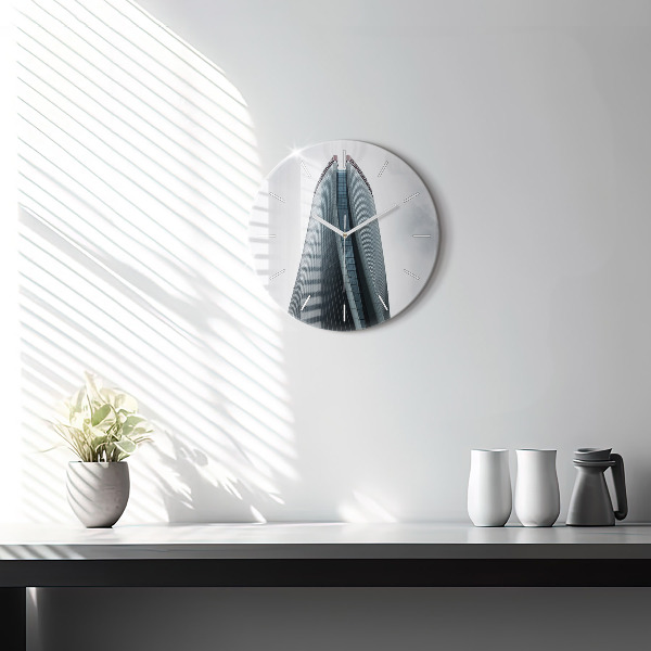 Horloge ronde Gratte-ciel à Milan