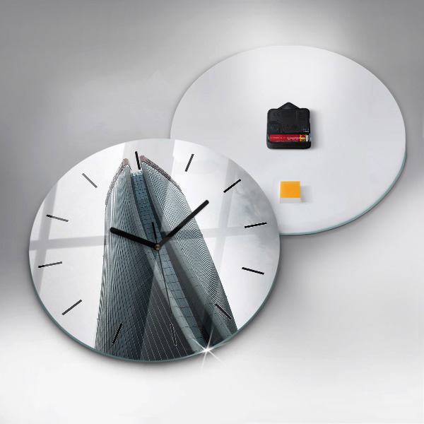 Horloge ronde Gratte-ciel à Milan