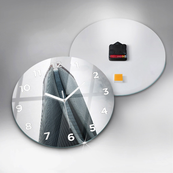 Horloge ronde Gratte-ciel à Milan