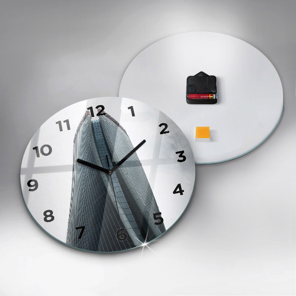 Horloge ronde Gratte-ciel à Milan