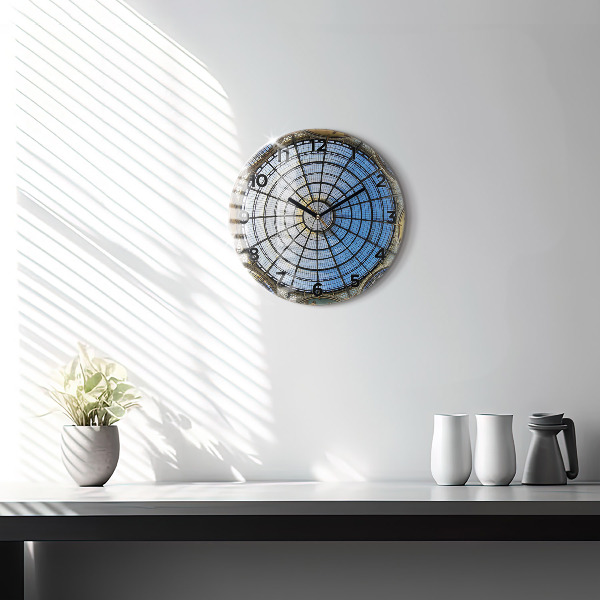 Horloge ronde Centre commercial à Milan