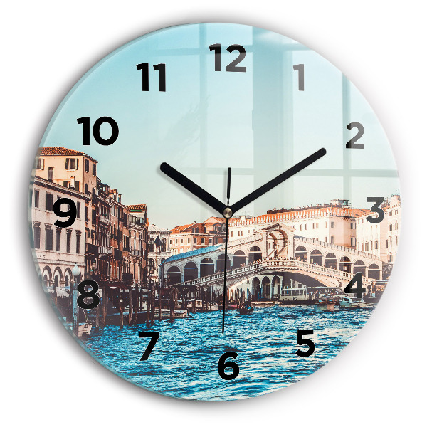 Horloge ronde Pont du Rialto à Venise
