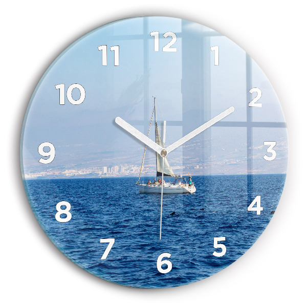 Horloge ronde Yacht à Tenerife