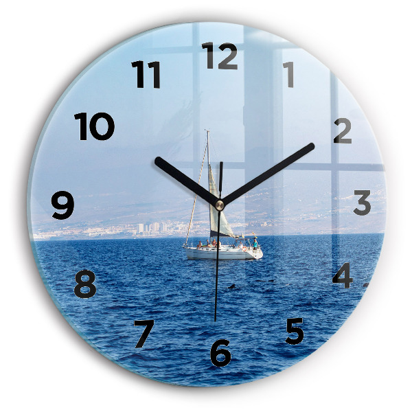 Horloge ronde Yacht à Tenerife