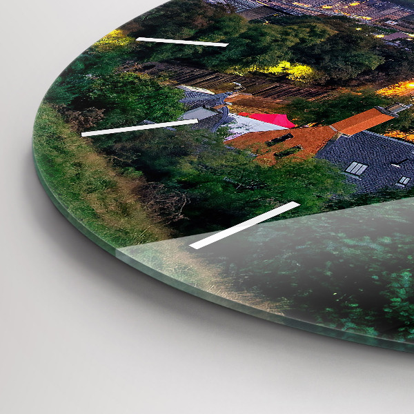 Horloge ronde Édimbourg depuis Calton Hill