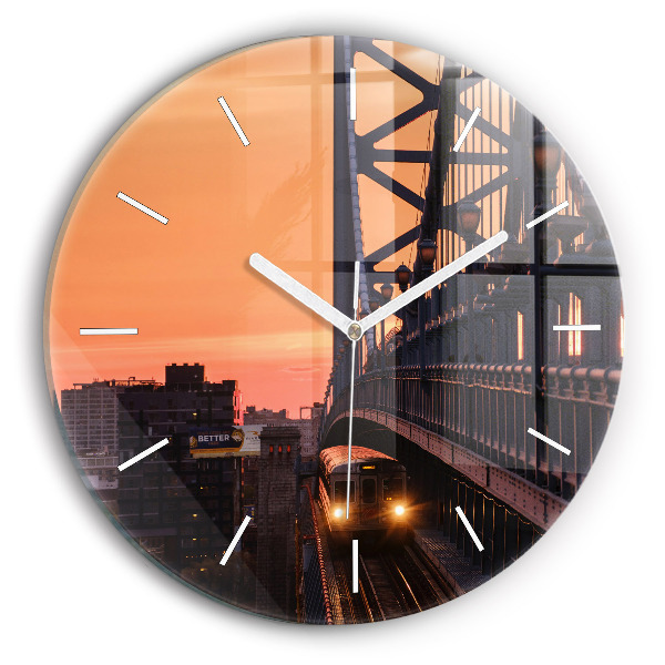 Horloge ronde Pont Benjamin Franklin