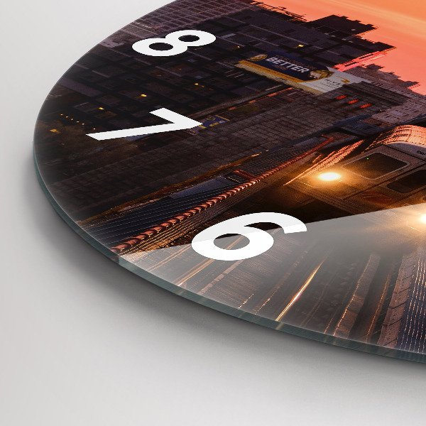 Horloge ronde Pont Benjamin Franklin