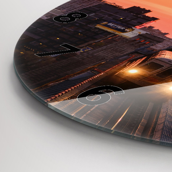 Horloge ronde Pont Benjamin Franklin