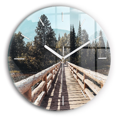 Horloge ronde Montagnes de Yellowstone