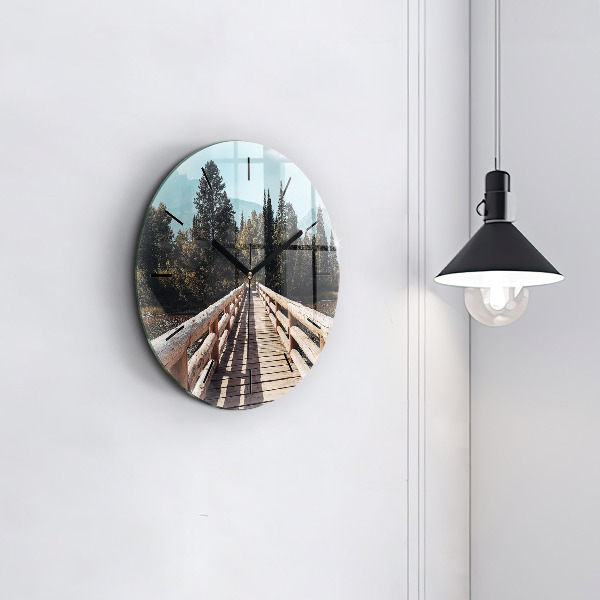 Horloge ronde Montagnes de Yellowstone