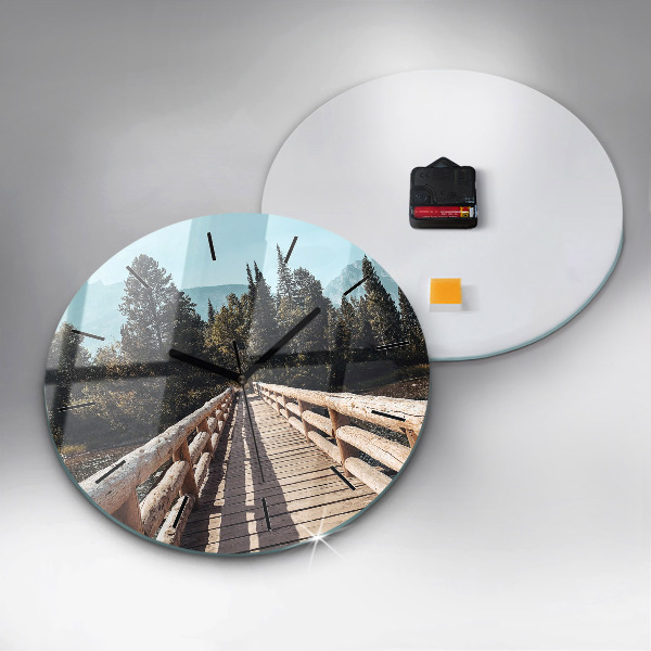 Horloge ronde Montagnes de Yellowstone