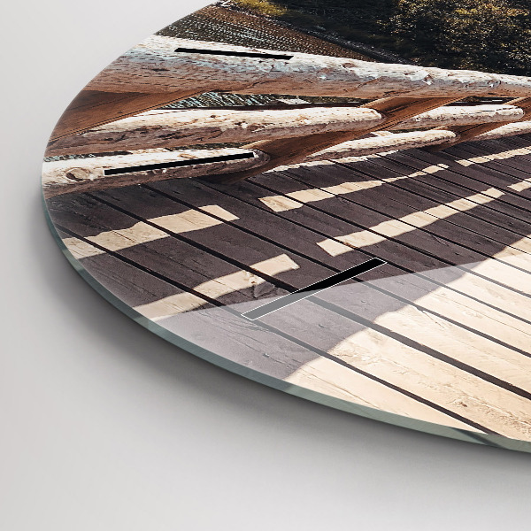 Horloge ronde Montagnes de Yellowstone