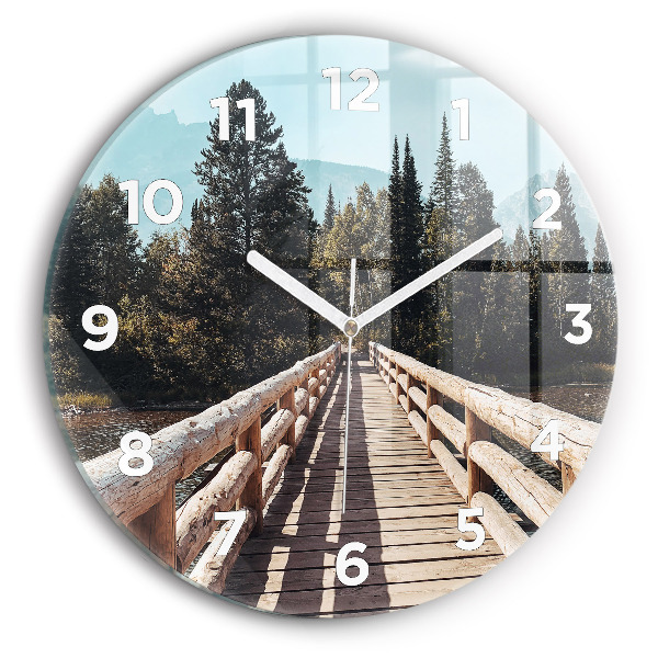 Horloge ronde Montagnes de Yellowstone