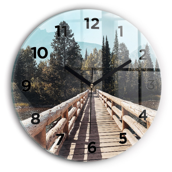 Horloge ronde Montagnes de Yellowstone