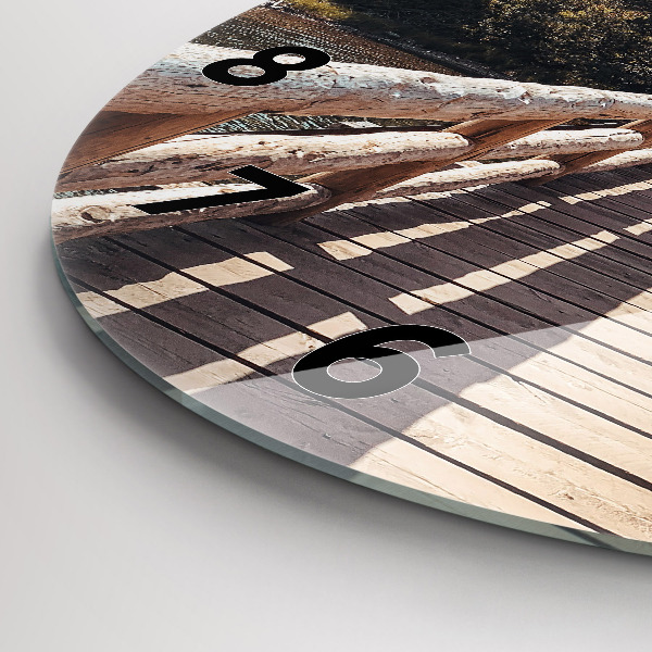 Horloge ronde Montagnes de Yellowstone