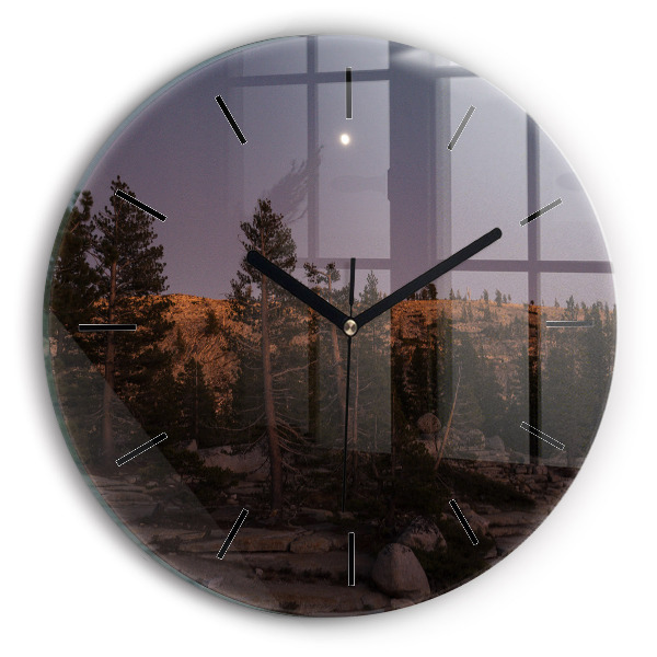 Horloge ronde Route rocheuse de Yosemite