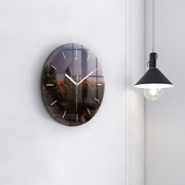 Horloge ronde Route rocheuse de Yosemite