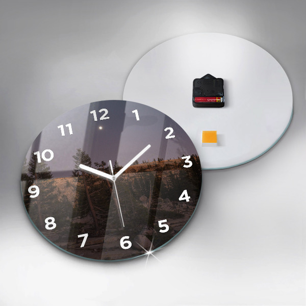 Horloge ronde Route rocheuse de Yosemite