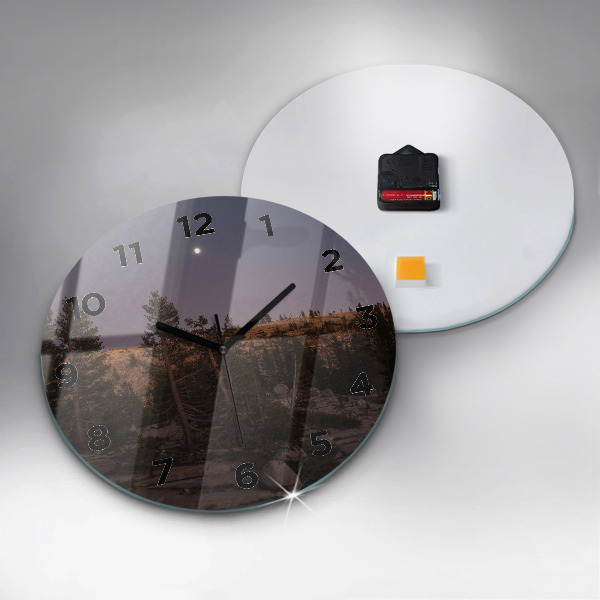 Horloge ronde Route rocheuse de Yosemite