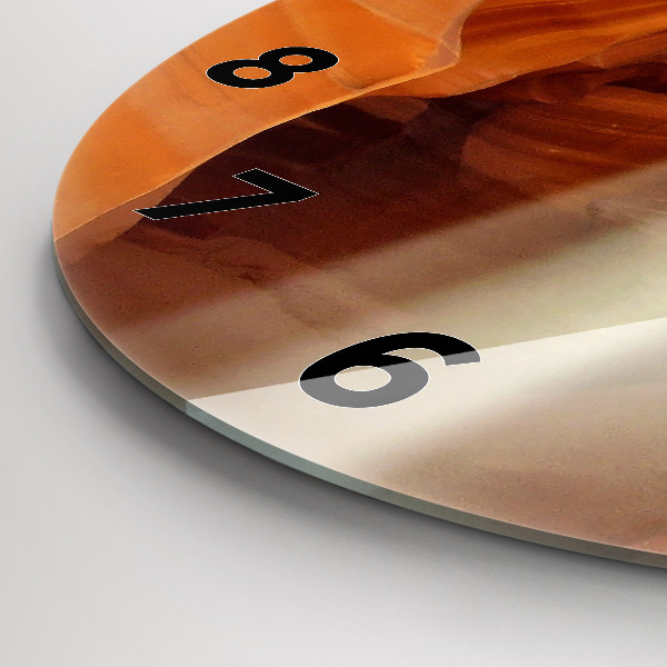 Horloge ronde Canyon du désert