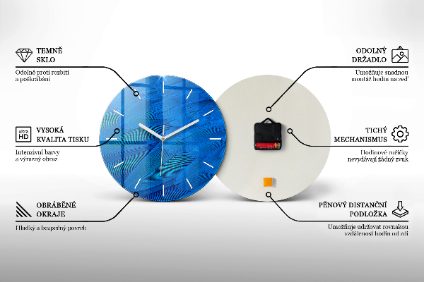 Horloge ronde Photographie aquatique