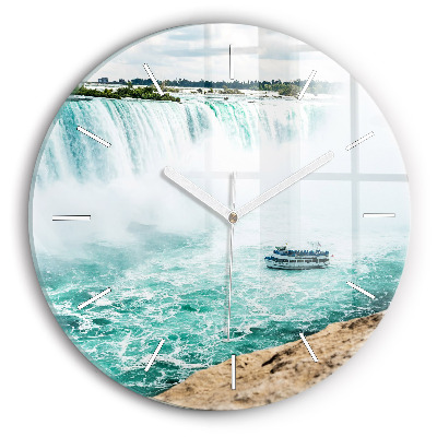 Horloge ronde Le Bateau et Niagara