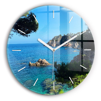 Horloge ronde Costa Brava