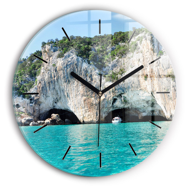 Horloge ronde Grotte sous-marine