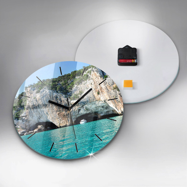 Horloge ronde Grotte sous-marine