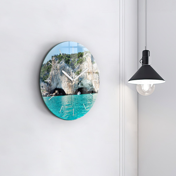 Horloge ronde Grotte sous-marine
