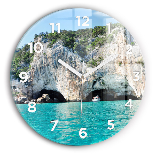 Horloge ronde Grotte sous-marine