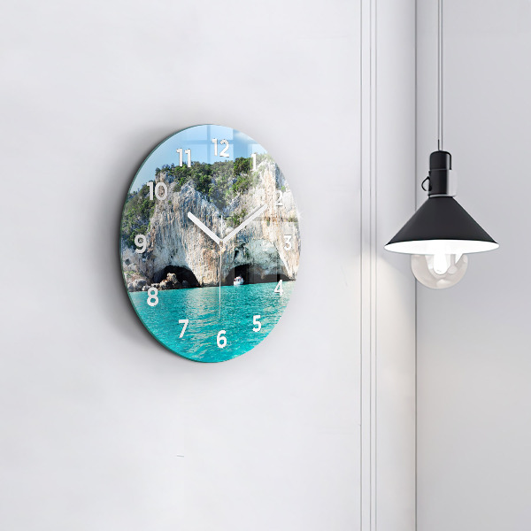 Horloge ronde Grotte sous-marine