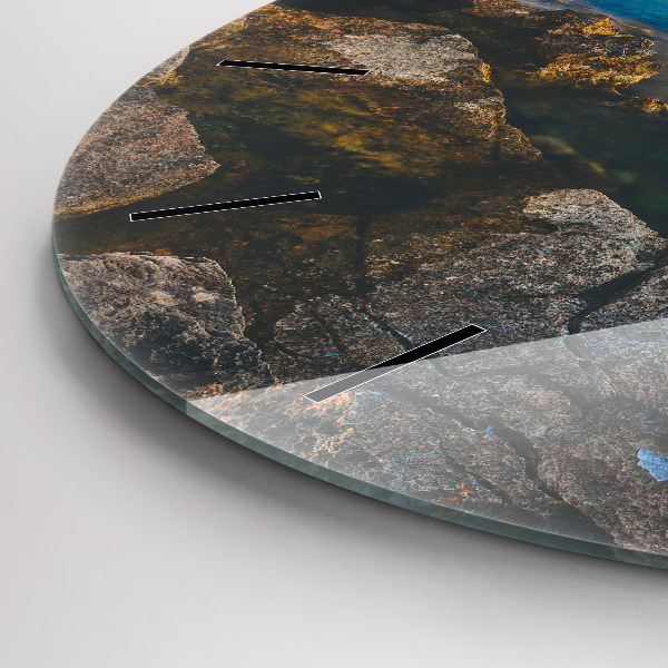 Horloge ronde Paysage marin