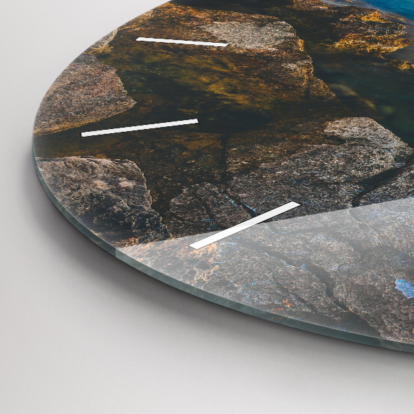 Horloge ronde Paysage marin