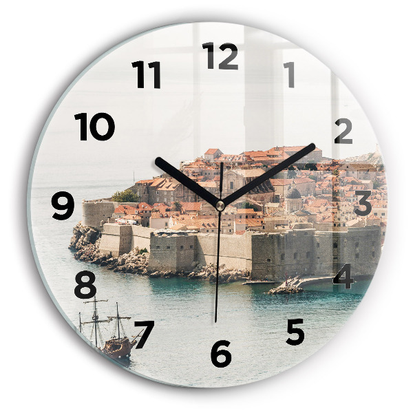 Horloge ronde Voilier à Dubrovnik